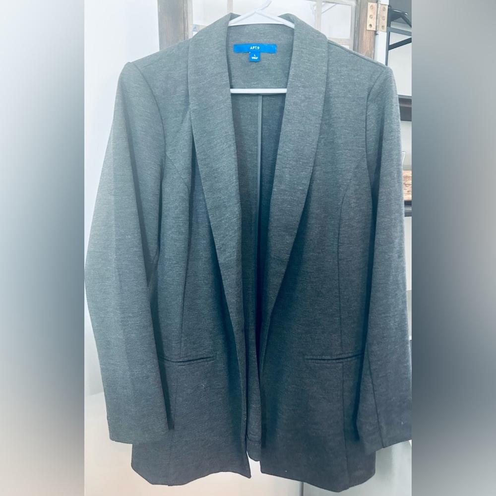 Women’s Dark Gray Suit Jacket Size Large